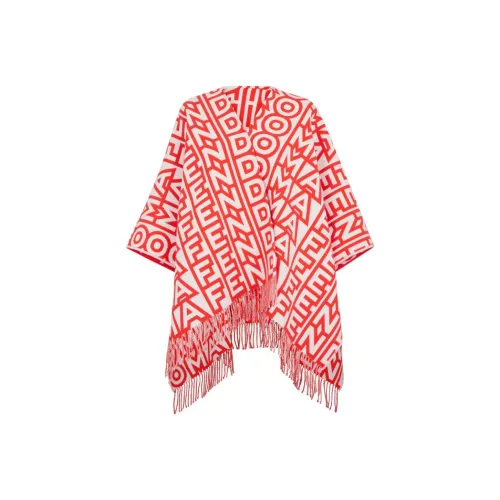 FENDI SS23 Китайский Новый Год Пальто и Плащи Унисекс Красный Белый