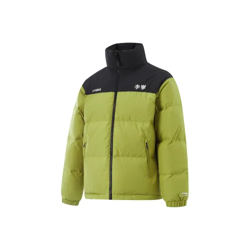 LINING Fondue Down Series Пуховик Унисекс Мшисто-зеленый