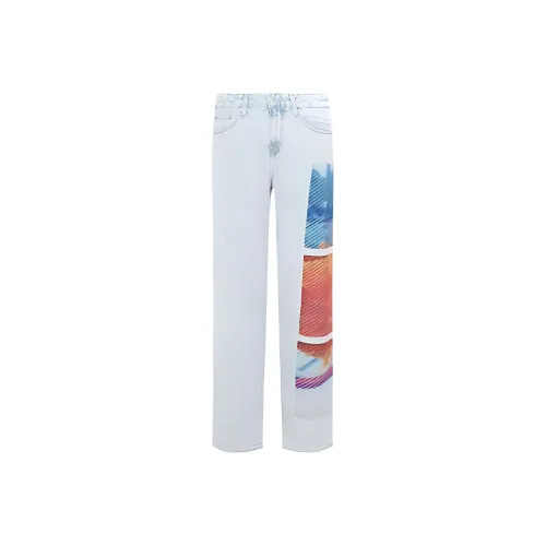 Calvin Klein SS23 Fork 90 Series Джинсы Светло-Синие Мужские Джинсы