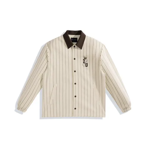 PEACEBIRD MEN Белая свободная куртка унисекс