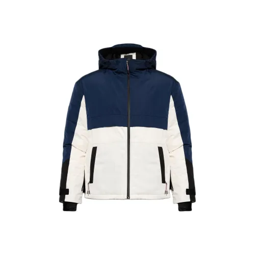 Yves Salomon Пуховик Мужской Морской Синий