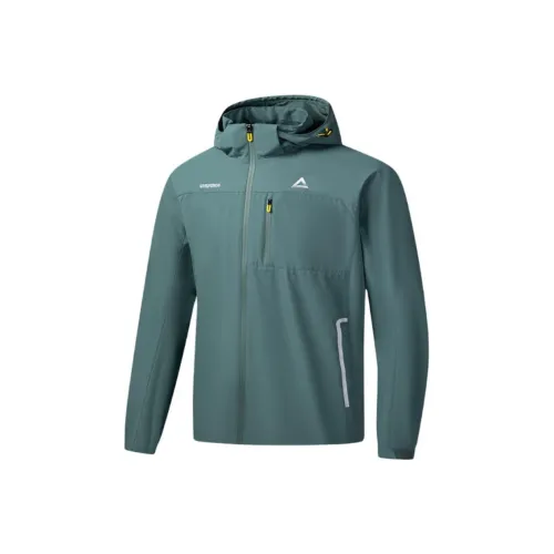 PEAK Мягкий Смола Зеленый Мужской Тренч