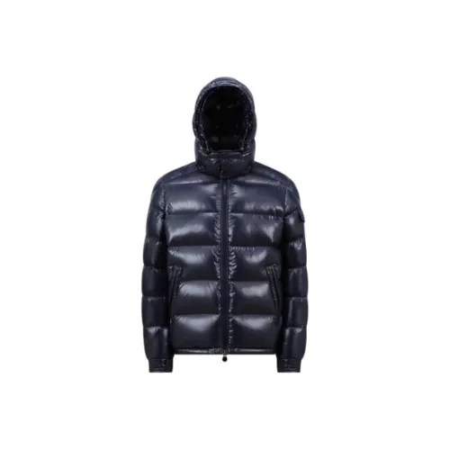 Moncler Maya Series Пуховик Пальто Мужской Midnight Blue