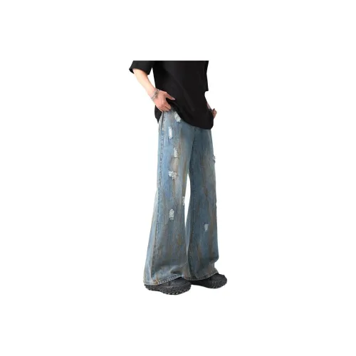 NVRFRGT Джинсы Унисекс Wasteland Blue