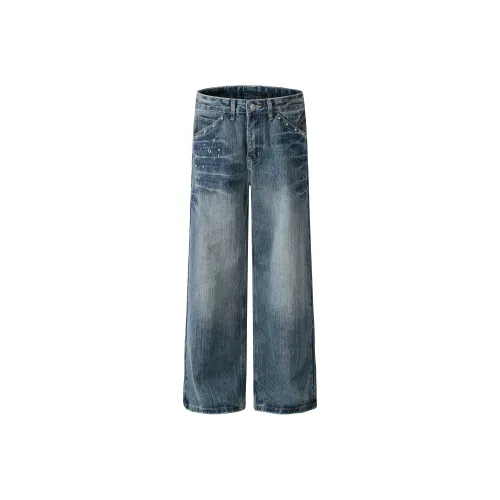 STRUCKCOOL Синие Унисекс Джинсы