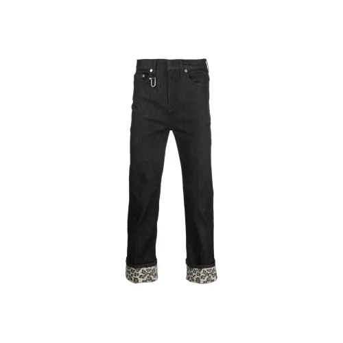 Neil Barrett совместный бренд Черные Мужские Джинсы