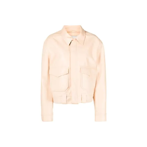 NANUSHKA Светло-янтарный Мужская Кожаная Куртка