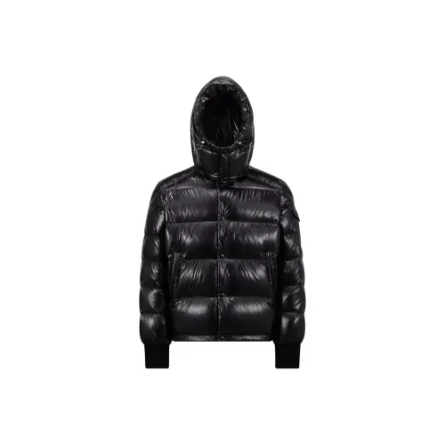 MONCLER Maljasset Series Черный Мужской Пуховик