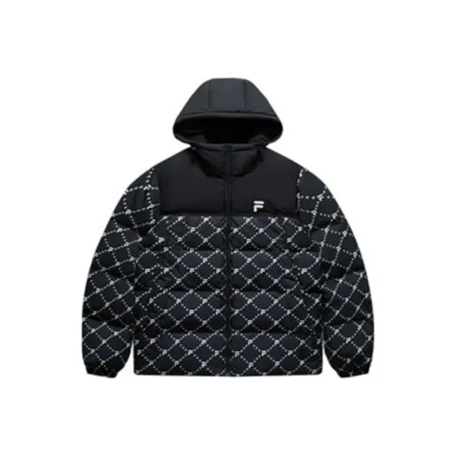 FILA FUSION FOB Series Пуховик Унисекс Глубокий Черный