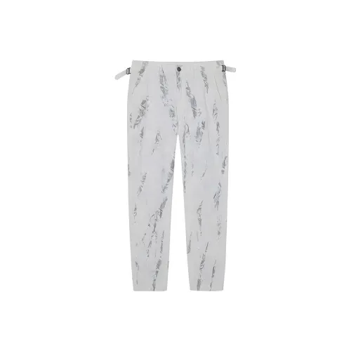 DAVID NAMAN Белый Мужской Джинсы