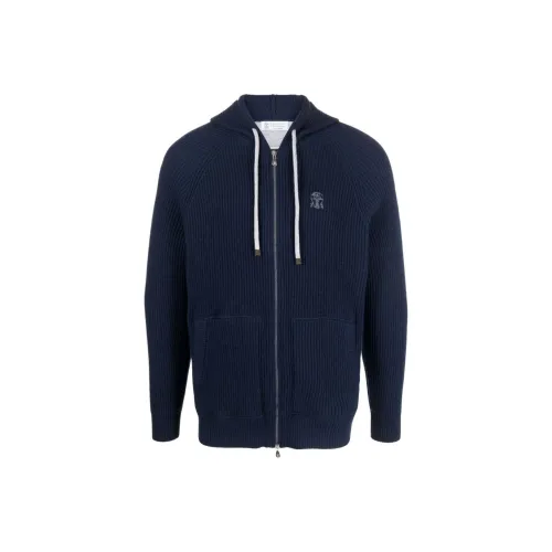 BRUNELLO CUCINELLI Куртки и Пальто Мужской Темно-синий Синий