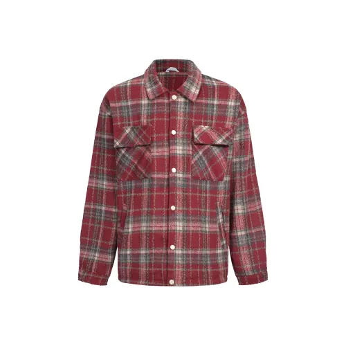 YearnObtainRainbow SS24 Куртки Пальто Унисекс Красный