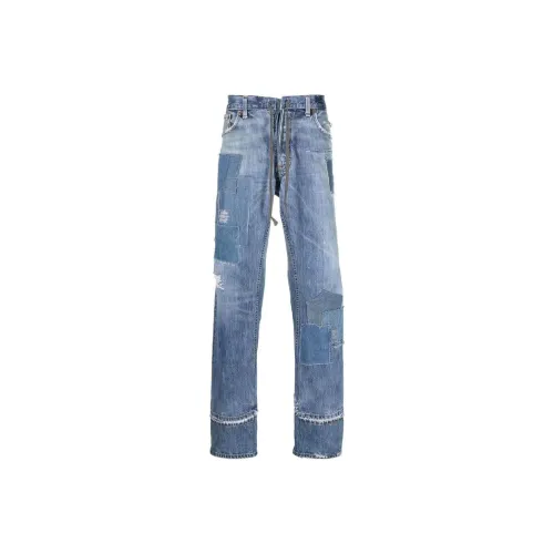 GREG LAUREN Blue Men's Jeans GREG LAUREN Синий Мужской Джинсы