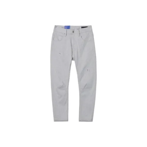 ABLE JEANS Выстиранные Белые Мужские Джинсы