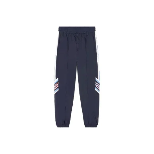 VERSACE Вязаные тренировочные брюки мужские морской синий