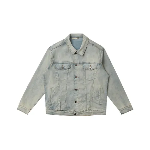 XMXX SUPPLY Джинсовые куртки и пальто Унисекс Потертый цвет