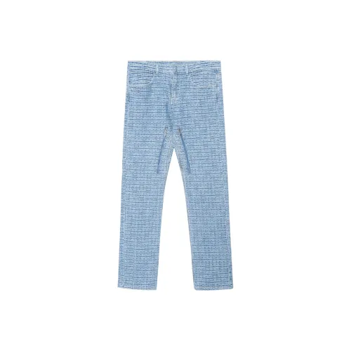 GIVENCHY Джинсы Мужские Светло-Синие