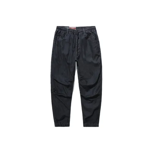 ABLE JEANS Винтажные вымытые черные мужские джинсы