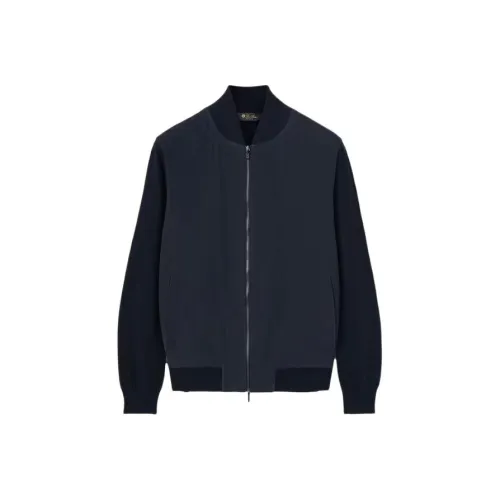 Loro Piana Морской Синий Мужские Куртки