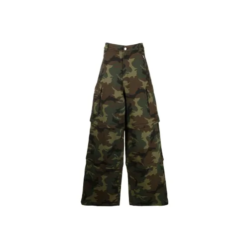Vetements Камуфляж Мужские Карго Брюки