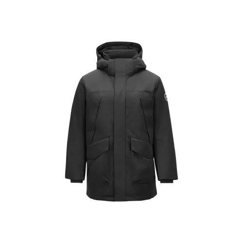 Skechers Sports Alliance Series Пуховик Мужской Угольный Черный