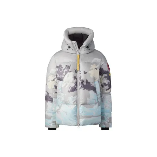 Canada Goose x NBA X KIDSUPER SS24 Пуховик Унисекс Серый