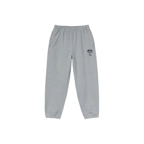 Stussy X Nike Co Branded Series Серые Мужские Вязаные Тренировочные Штаны