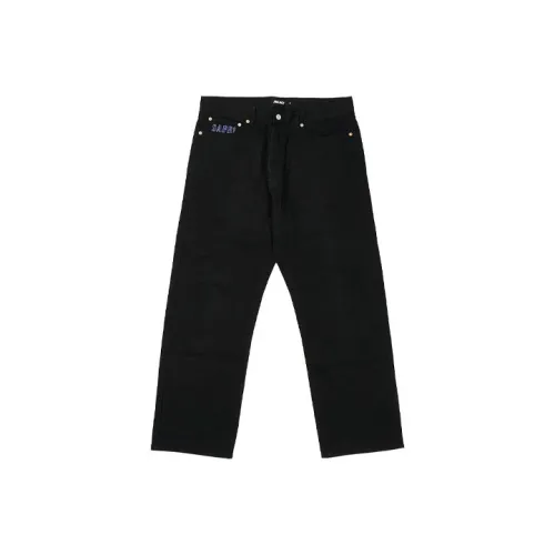 Дворцовый Черный Мужской Джинсы