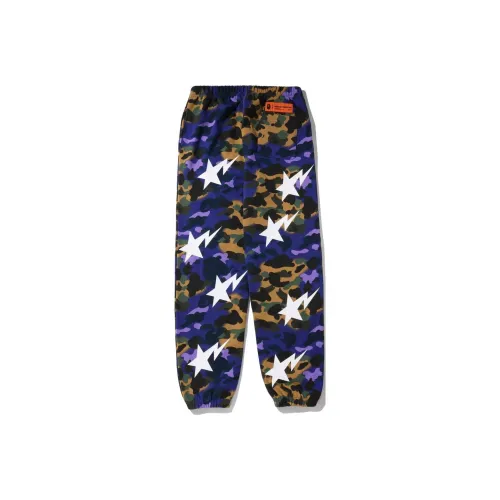 A BATHING APE Bape X HERON PRESTON Co Branded Multicolor Men's Knitted Training Pants A BATHING APE Bape X HERON PRESTON Co Бренд Multicolor Мужские Вязаные Тренировочные Штаны