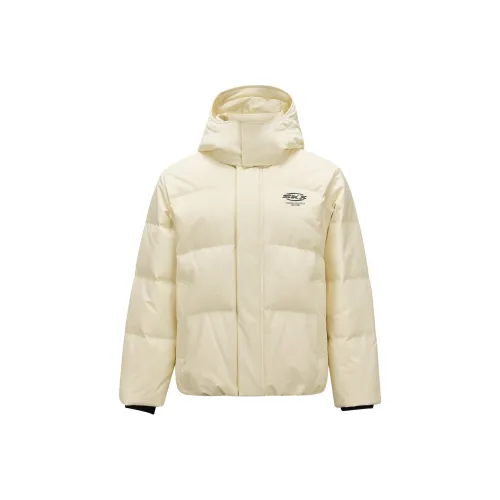 Skechers Skx Classic Sports Series Пуховик Унисекс Жемчужно-бежевый Белый