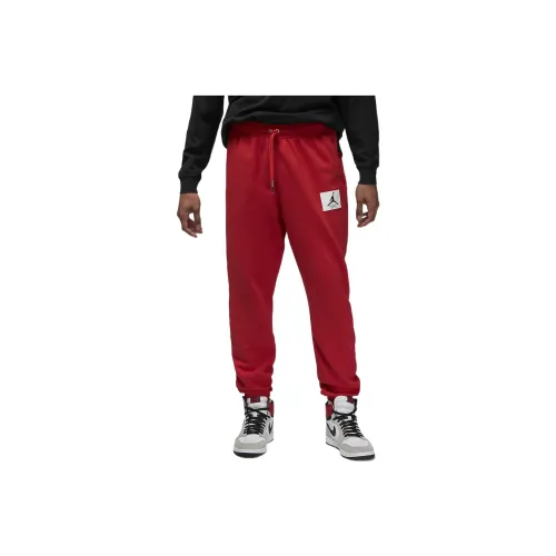 Джордан Вязаные Тренировочные Штаны Мужские Красные