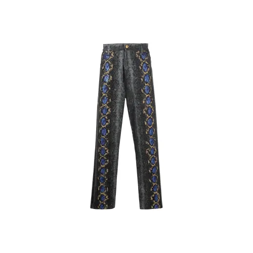 VERSACE Мужские черные джинсы