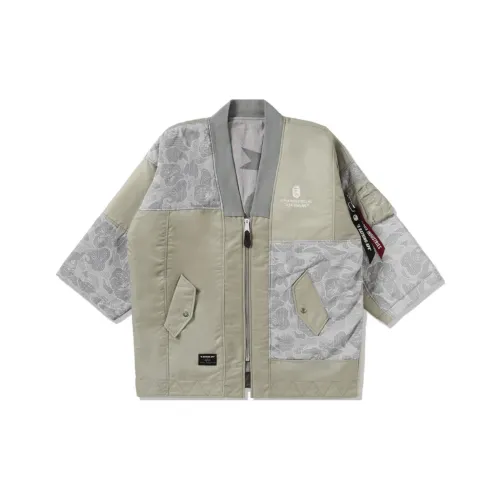 A BATHING APE Co Брендированный Alpha Industries Унисекс Куртки