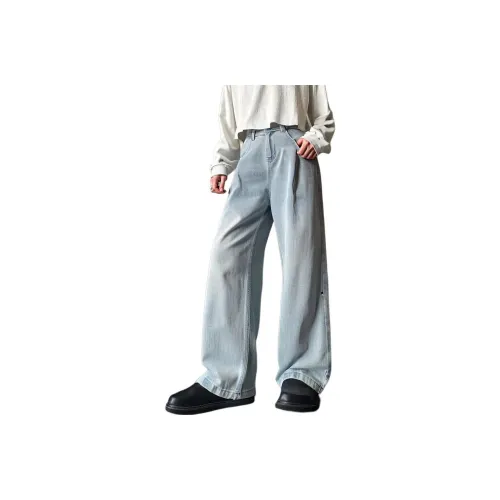 AYEA Ледяной синий Унисекс Джинсы