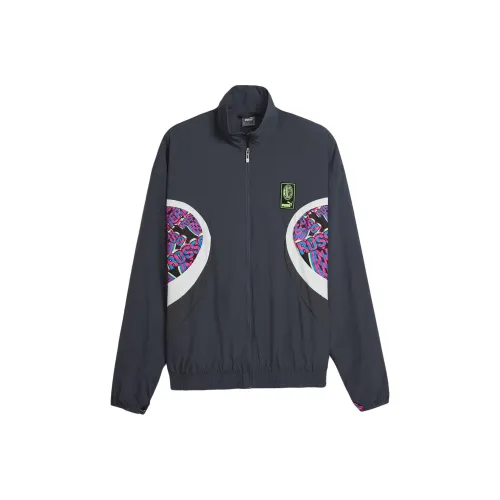 PUMA ACM FTBLNRGY Ткани вязаные Куртка Куртки Пальто Мужской Темно-серый