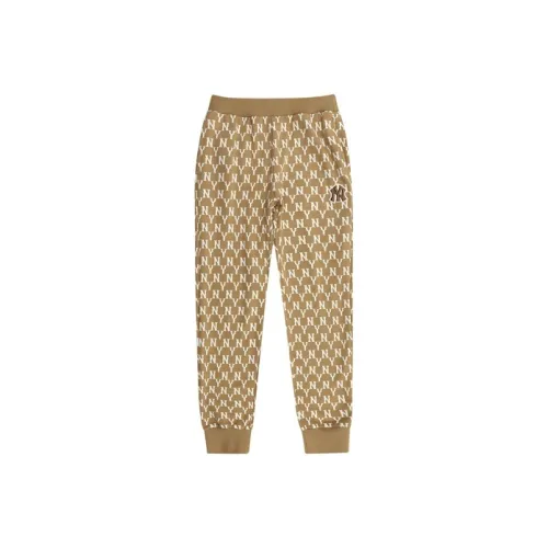 Mlb Base Logo Вязаные Тренировочные Штаны Унисекс Коричневый