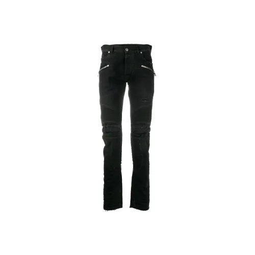 BALMAIN Мужские черные джинсы