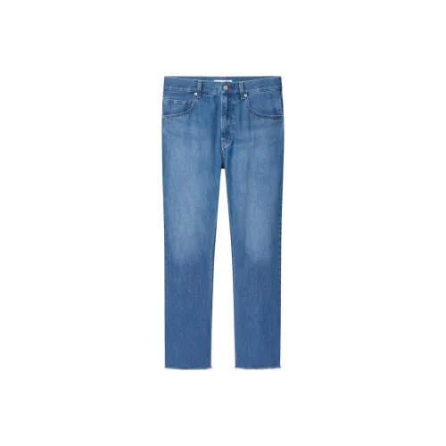 UNIQLO JW Anderson Co Branded Series Синий Мужской Джинсы