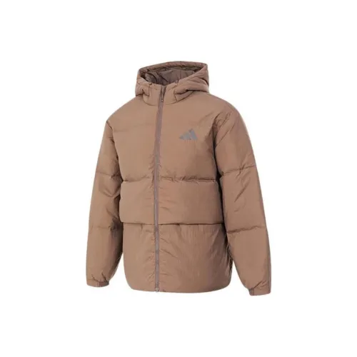 Adidas Базовый пуховый куртка JKT пуховик мужской коричневый