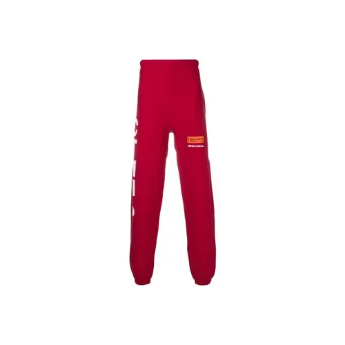 HERON PRESTON Красные Унисекс Вязаные Тренировочные Брюки