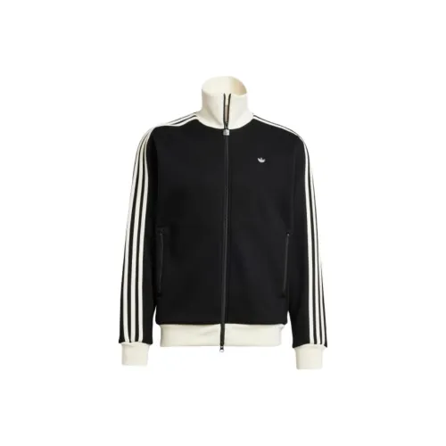 Adidas Originals FW24 Куртка Японская версия Унисекс Черный