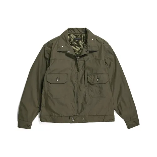 Сотрудничество Engineered Garments Темно-зеленые мужские куртки