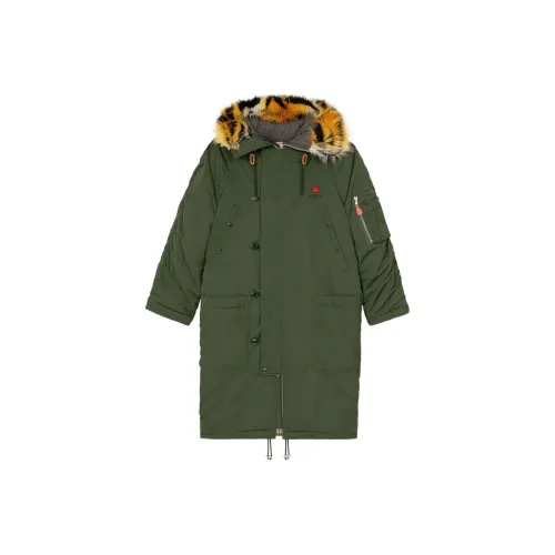 KENZO Boke Flower Series Зеленый Мужской Парки