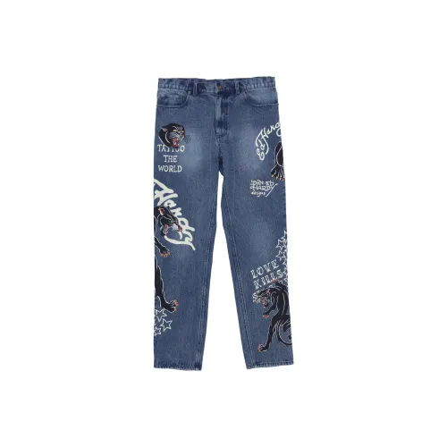 Ed Hardy Индиго E1PAM288 Мужские Джинсы