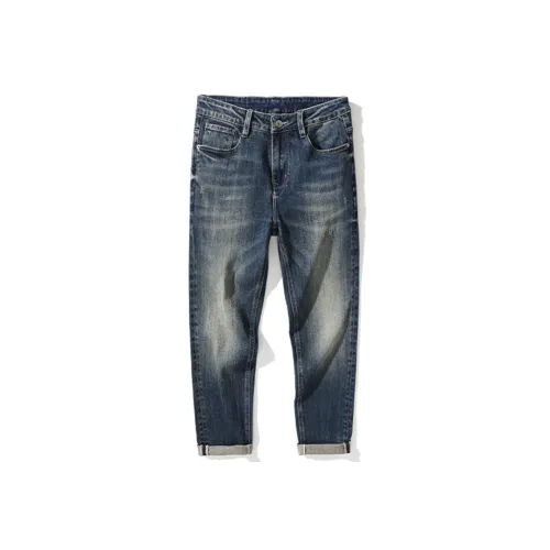 JUCY JUDY Джинсы Унисекс Винтаж Синий