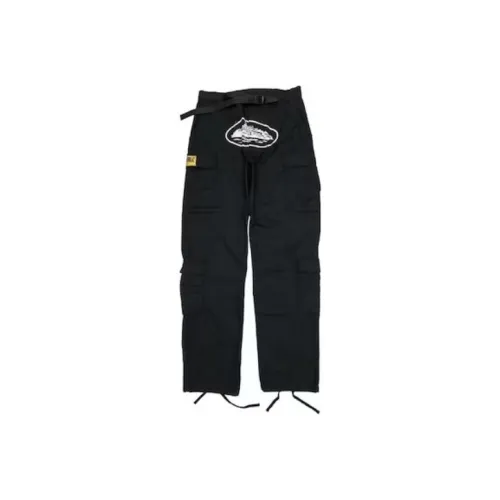 Corteiz co-brand Черные мужские карго-брюки