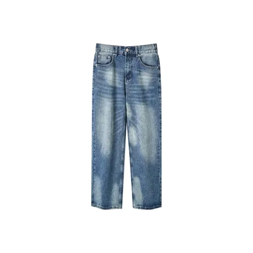 JIULIUZHI Синий Мужской Джинсы