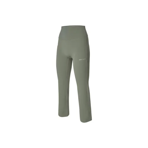 XEXYMIX Йога Штаны Женские Хаки Серый Зеленый