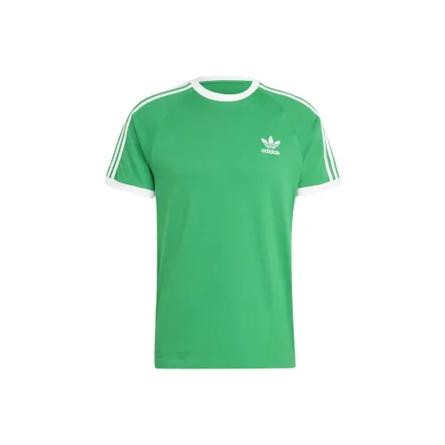 Adidas Originals Shamrock Retro Stripes T-Shirt Мужской Зеленый