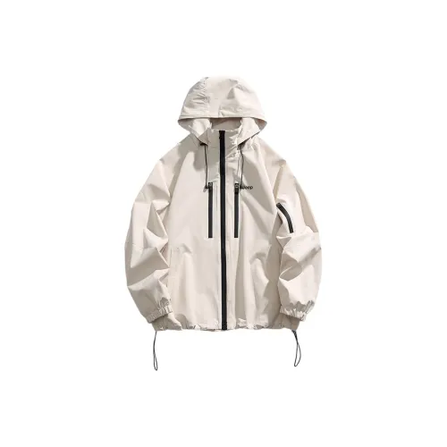 JEEP Минималистский стиль Ветрозащитный и водонепроницаемый Длинный рукав Куртки и пальто Унисекс